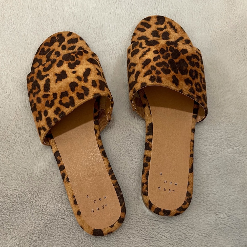 A new day cheetah print sandals